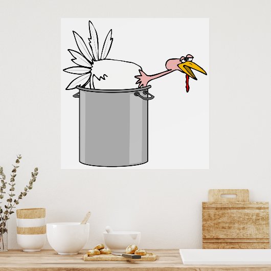 ポット ポスター (キッチン)