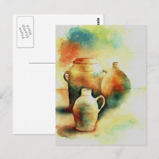 ポット ポストカード (正面/裏面)