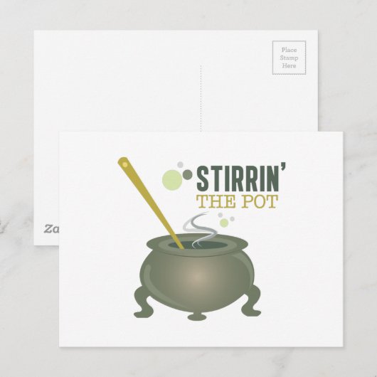 ポット ポストカード (正面/裏面)