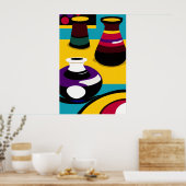 ポット- Canvas Artプリント ポスター (キッチン)