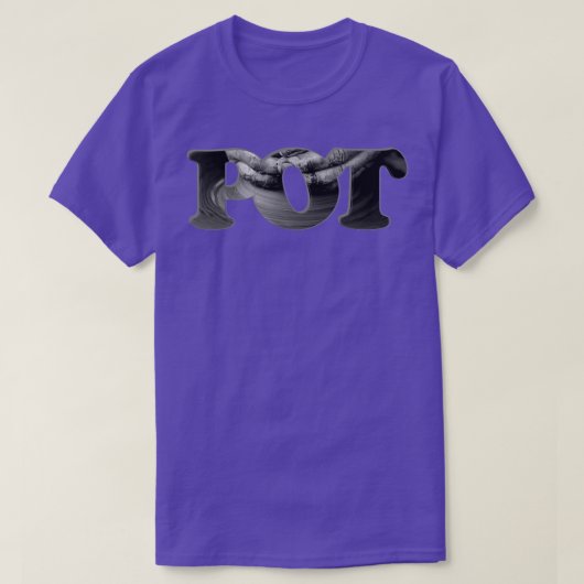 ポット Tシャツ (デザイン正面)
