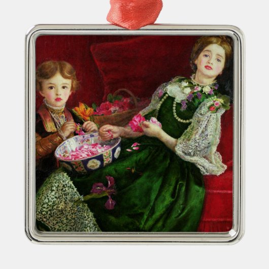 ポットPourri メタルオーナメント (正面)