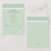 ポッドおむつラッフルチケット エンクロージャーカード (正面/裏面)