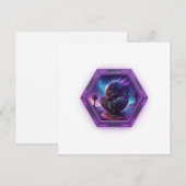 ポッドから現れるグール 荒涼とした風景 招待状 (正面/裏面)