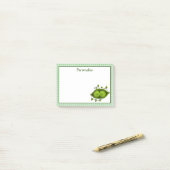 ポッドに入った二つのエンドウ ポストイット (デスク上)