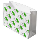 ポッドに入った二つのエンドウ ラージペーパーバッグ (裏面アングル)