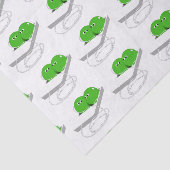 ポッドに入った二つのエンドウ 薄葉紙 (詳細)