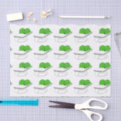 ポッドに入った二つのエンドウ 薄葉紙 (クラフト)