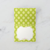 ポッドに入った豆二つの男の子女ありがとう サンキューカード (内部)