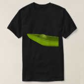 ポッドに合うカップルのコスチュームに入った2つのエンドウ Tシャツ (デザイン正面)