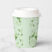 ポッドに2つのエンドウ豆ツインシャワー男の赤ちゃん 紙コップ (右)