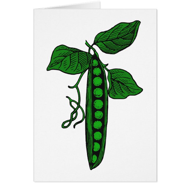 ポッドのエンドウ豆 (正面)