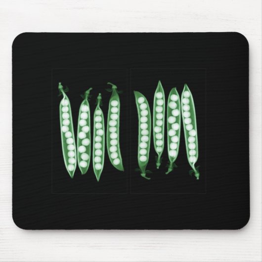 ポッドのエンドウ豆 マウスパッド (正面)