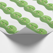 ポッドのエンドウ豆 ラッピングペーパー (角)