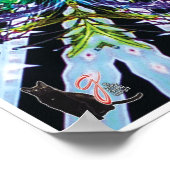 ポッドのキネティックコラージュ万華鏡のように千変万化するパターンポスター ポスター (角)