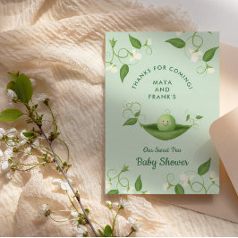 ポッドのスイートピー男女兼用 サンキューカード