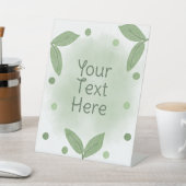 ポッドのツインベイビーシャワーの2つのエンドウ 台座サイン (インサイチュ)