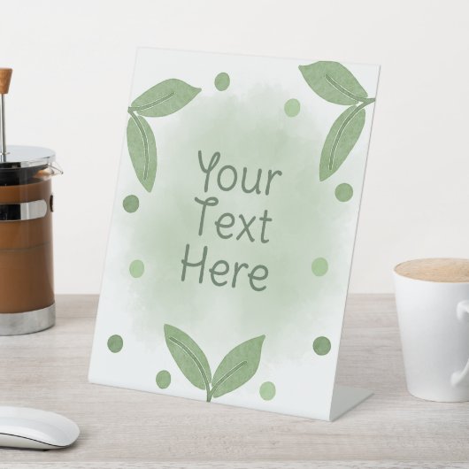 ポッドのツインベイビーシャワーの2つのエンドウ 台座サイン (インサイチュ)