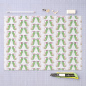 ポッドのティッシュペーパーの2個のエンドウ豆 薄葉紙 (クラフト)