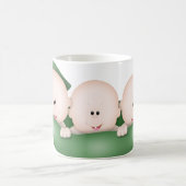 ポッドのベビーシャワーのコーヒー・マグのコップの三重項のエンドウ豆 コーヒーマグカップ (中央)