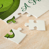 ポッドの中の可愛い二つのエンドウ ジグソーパズル (側面)