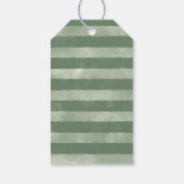 ポッドの双子の男の子の女の子の赤ちゃんシャワーの好意で2つの豆 ギフトタグ (裏面)