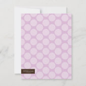 ポッドの双生児の男の子の女の子のサンキューカードのエンドウ豆 サンキューカード (裏面)