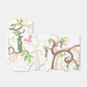 ポッドの庭のギフトボックスに赤お洒落ちゃんガールピー フェイバーボックス (折り畳みなし)