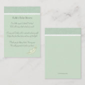 ポッドの本の要求の2個のエンドウ豆 エンクロージャーカード (正面/裏面)