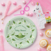ポッドの赤ちゃんシャワーのスイートピー ペーパープレート (パーティー)