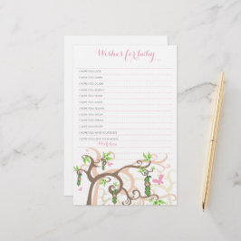 ポッドの赤ちゃんシャワーゲームで赤ちゃんガールピーを願う