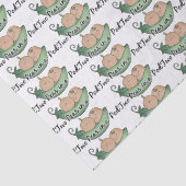 ポッドの赤ちゃんシャワーティッシュペーパーの2つのエンドウ 薄葉紙 (詳細)