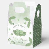 ポッドの2つのエンドウの男の子の赤ちゃんシャワー フェイバーボックス (オープン)