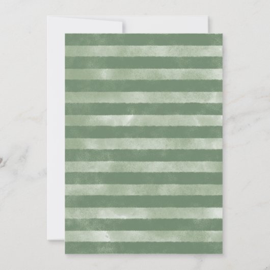 ポッドの2つのエンドウの男の子の赤ちゃんシャワー 招待状 (裏面)