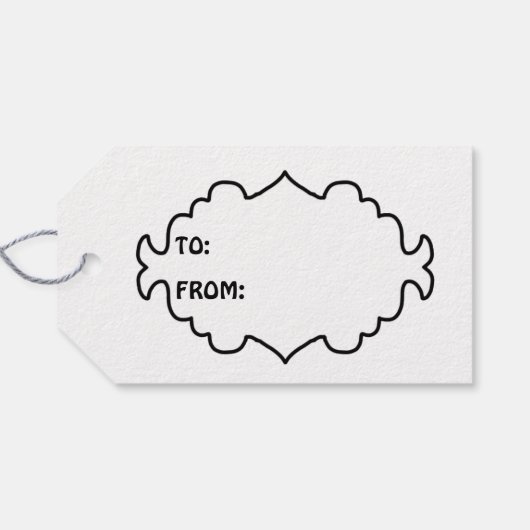 ポッドの2つのエンドウの赤ちゃんシャワーのギフトラベル ギフトタグ (裏面横)