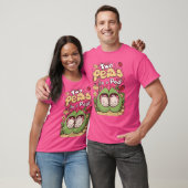ポッドの2つのエンドウ – かわいい Tシャツ (ユニセックス)