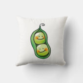 ポッドの2個のエンドウ豆 クッション (裏面)