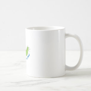 ポッドの2個のエンドウ豆 コーヒーマグカップ