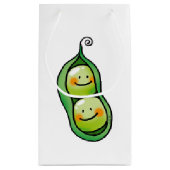 ポッドの2個のエンドウ豆 スモールペーパーバッグ (裏面)