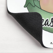 ポッドの2個のエンドウ豆 マウスパッド (コーナー)