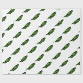 ポッドの2個のエンドウ豆 ラッピングペーパー (フラット)