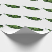 ポッドの2個のエンドウ豆 ラッピングペーパー (角)