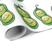 ポッドの2個のエンドウ豆 ラッピングペーパー (ロールコーナー)