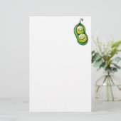 ポッドの2個のエンドウ豆 便箋 (スタンド正面)