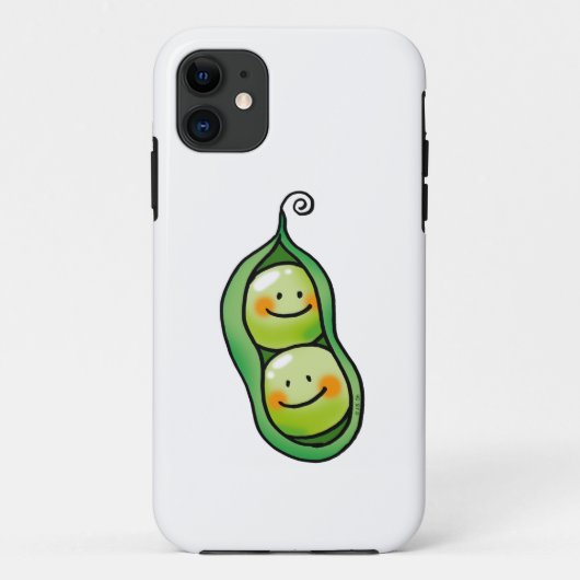 ポッドの2個のエンドウ豆 Case-Mate iPhoneケース (裏面)