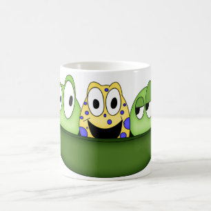 ポッドの3個のエンドウ豆 コーヒーマグカップ