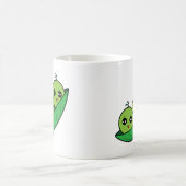 ポッドの3個のエンドウ豆 コーヒーマグカップ (中央)