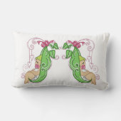 ポッドのLumbarの枕の2個のエンドウ豆 ランバークッション (裏面)