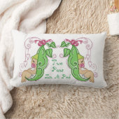 ポッドのLumbarの枕の2個のエンドウ豆 ランバークッション (ブランケット)