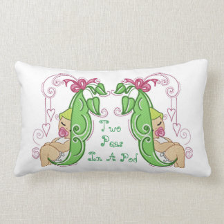 ポッドのLumbarの枕の2個のエンドウ豆 ランバークッション